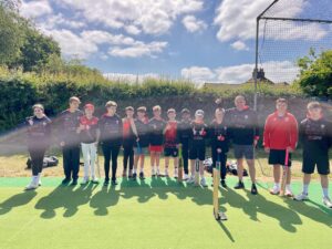 Locks heath cricket club team with NSSLGlobal branded clothes