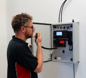 Person using GUARDIAN Anti Piracy system